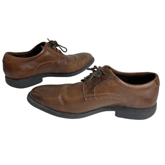 Nunn Bush Devine Plain Toe Oxford Leather Gel Comfort  84723 Men Size 8 - Picture 11 of 16